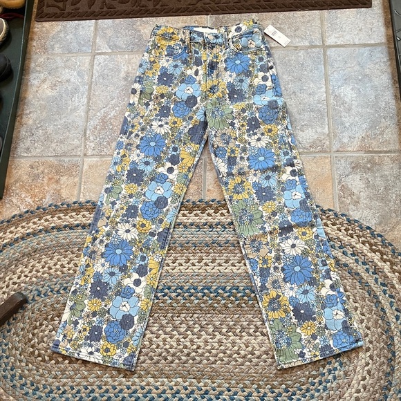 MOTHER The Rambler High Rise Zip Ankle Jeans Size 25 NIP - Picture 9 of 16